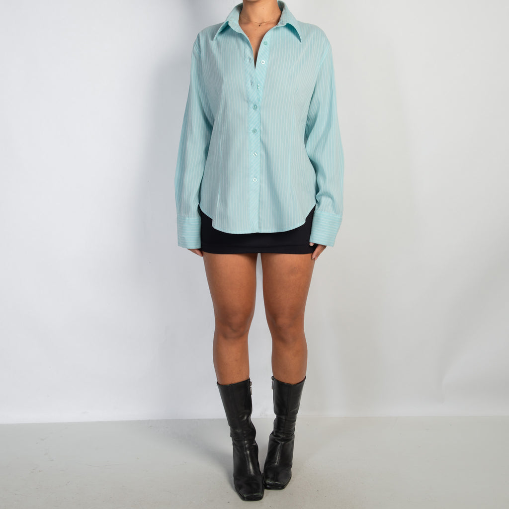 BLUE STRIPE BLOUSE