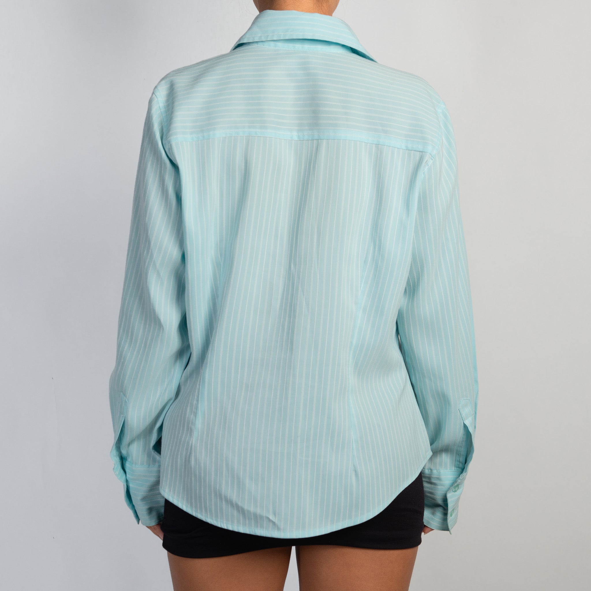 BLUE STRIPE BLOUSE