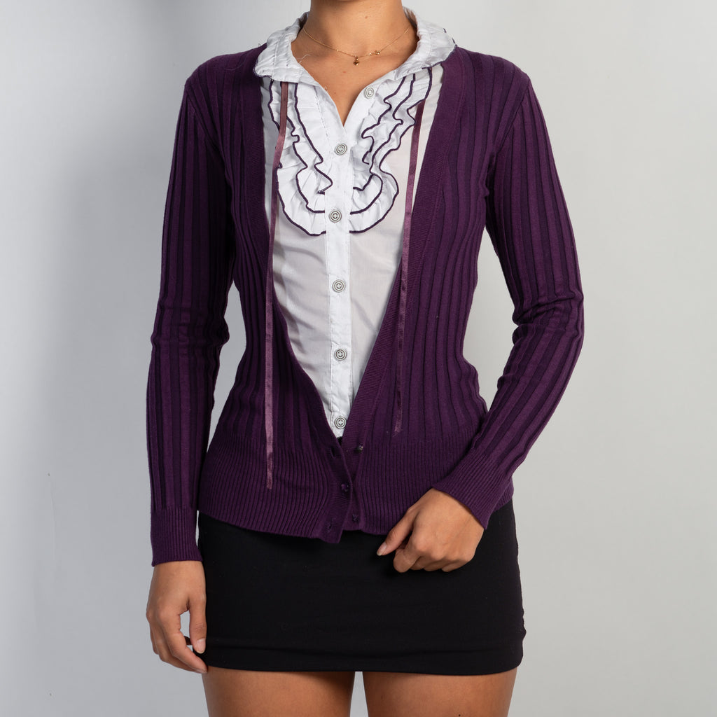 FAUX LAYERED BLOUSE