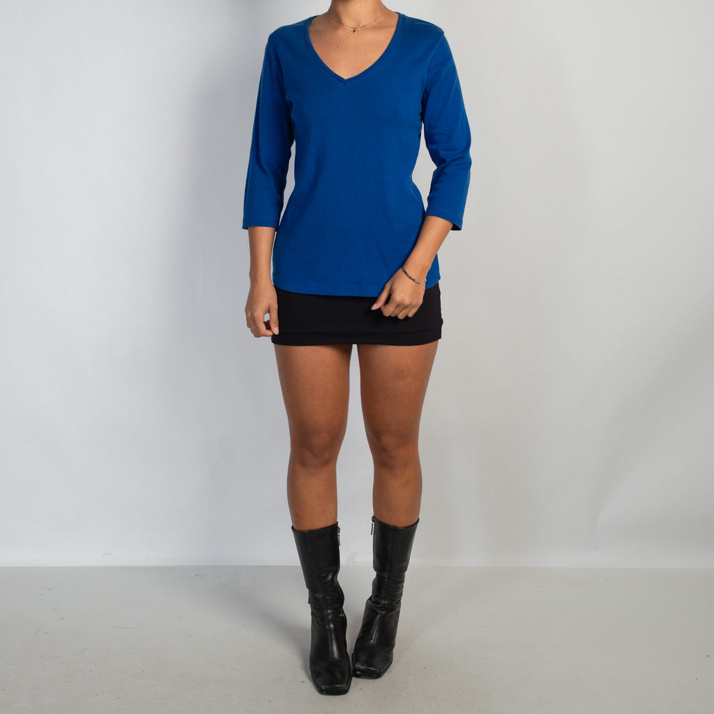 COBALT 3/4 SLEEVE TOP