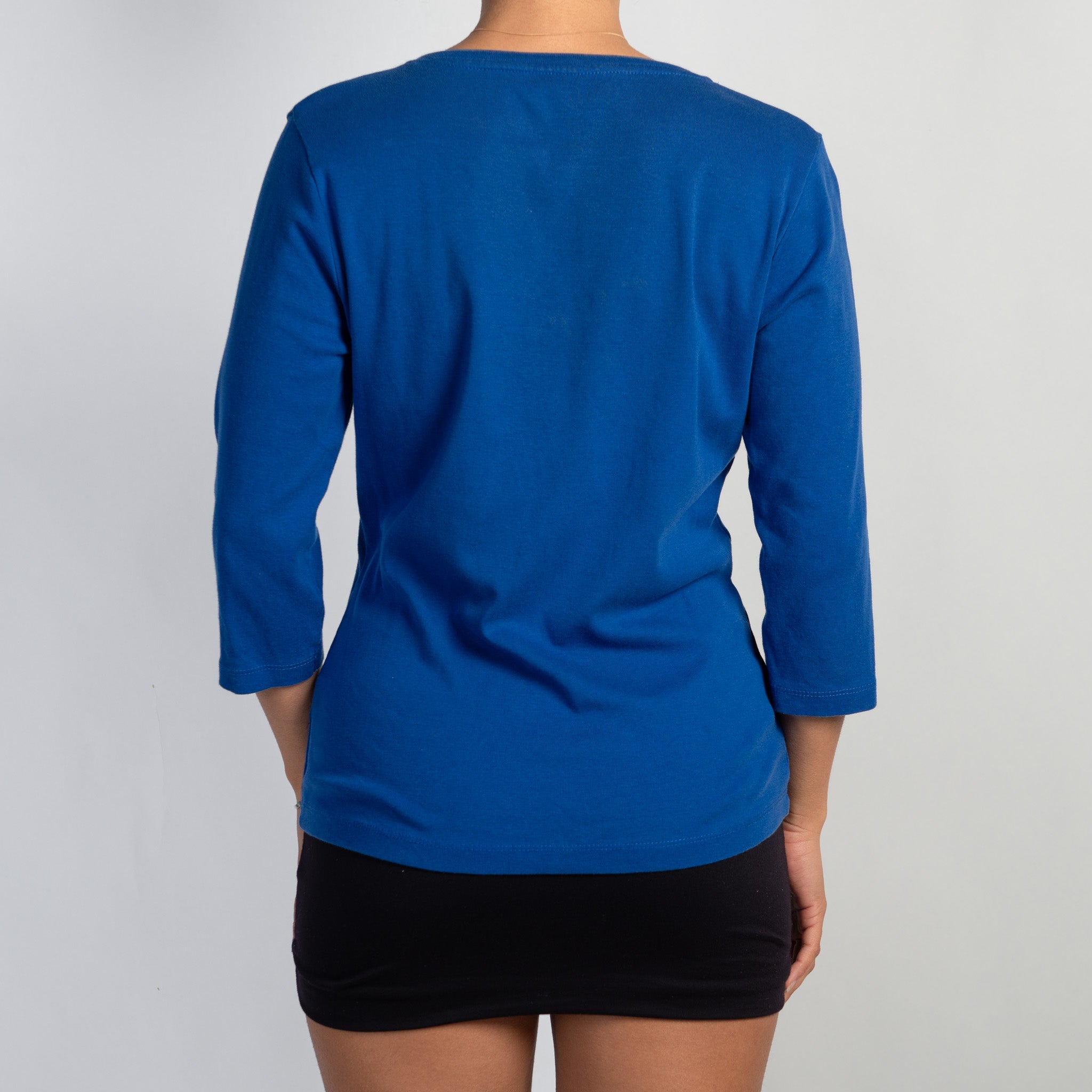 COBALT 3/4 SLEEVE TOP