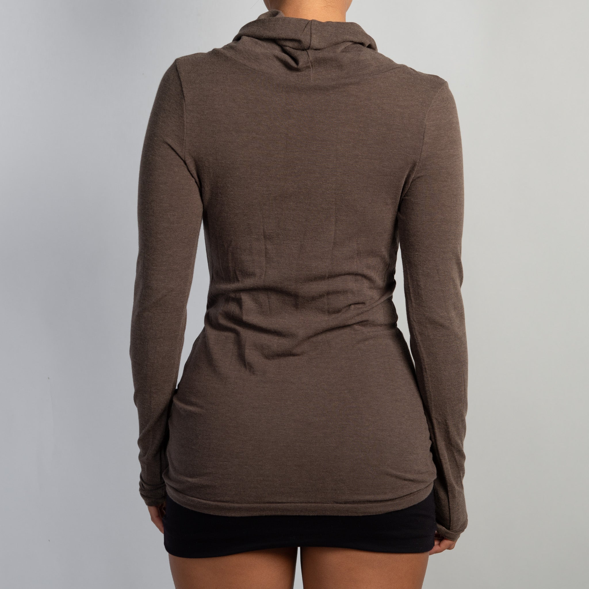 BROWN LONG SLEEVE TOP