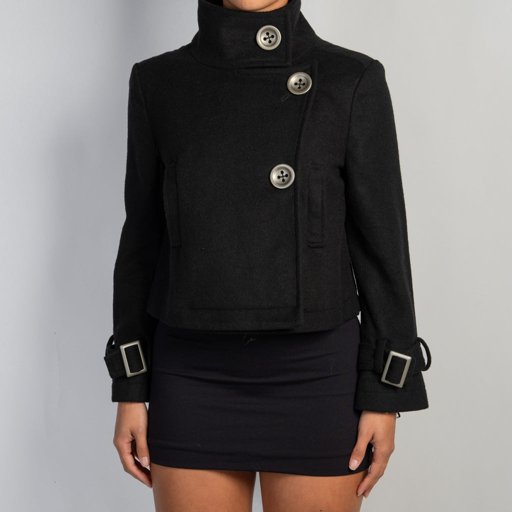 BLACK WOOL JACKET