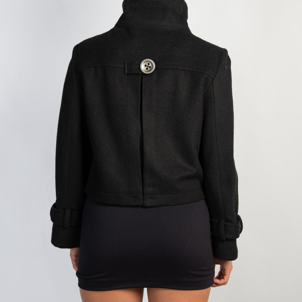 BLACK WOOL JACKET