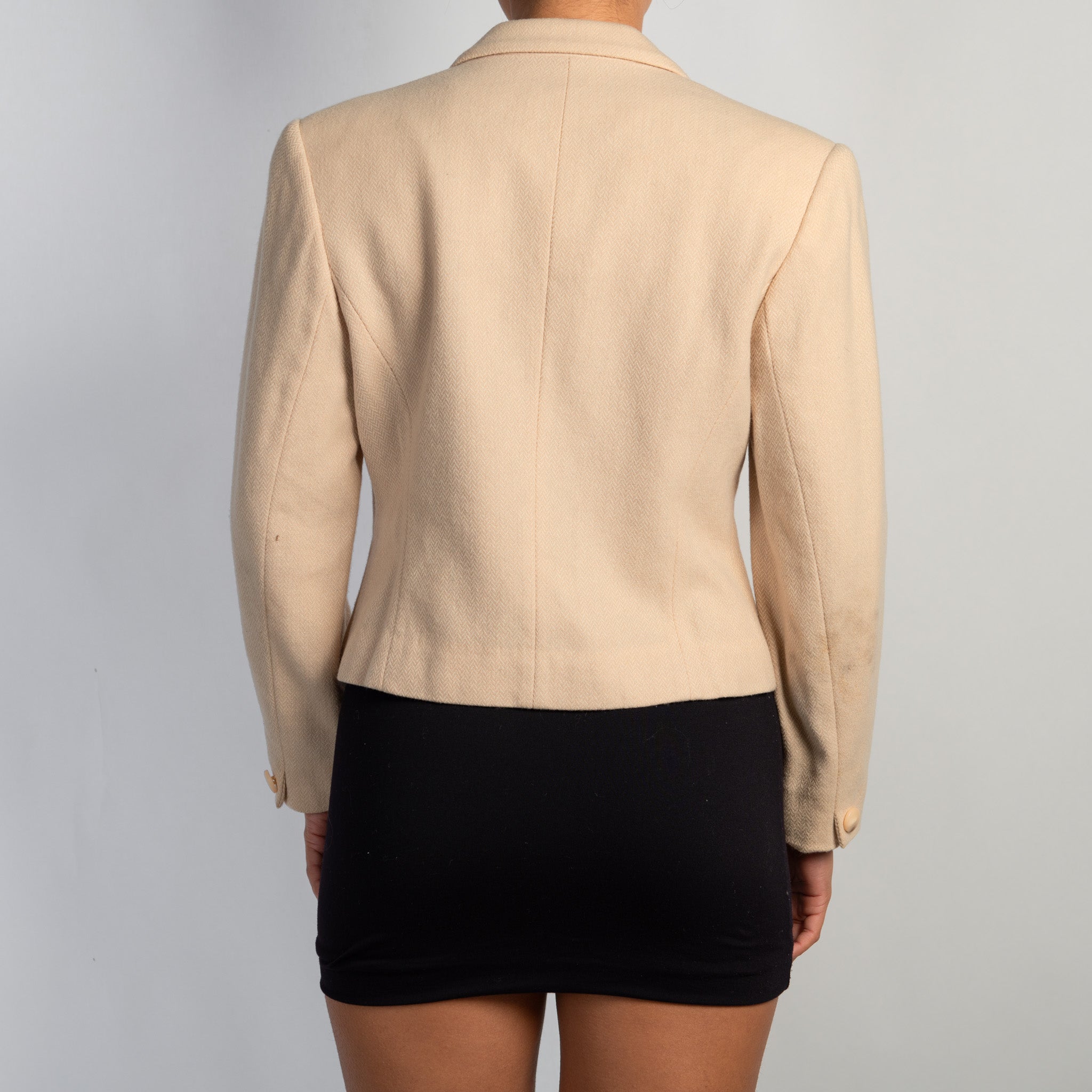 BEIGE WOOL BLAZER