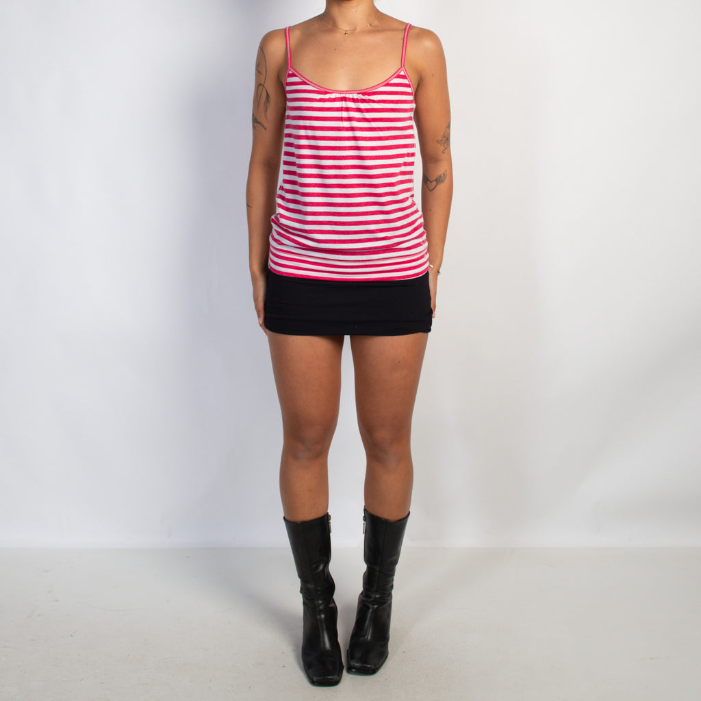 PINK STRIPE TANK TOP