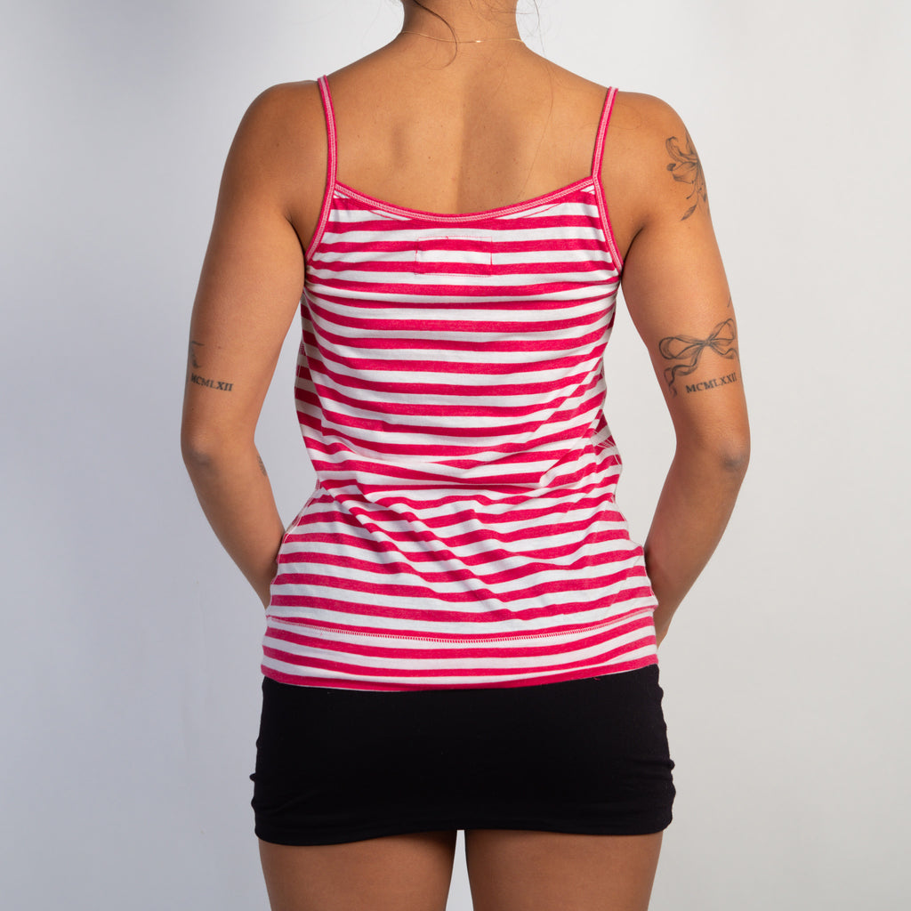 PINK STRIPE TANK TOP