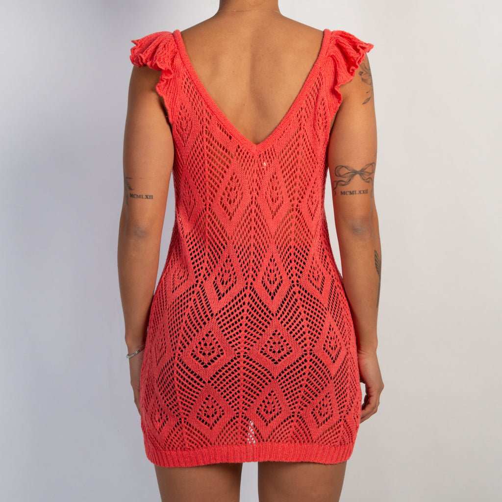CORAL KNIT TOP