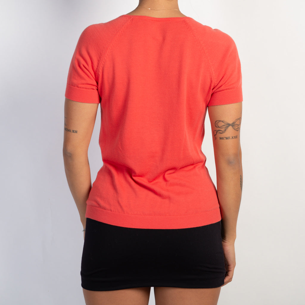 CORAL KNIT TEE