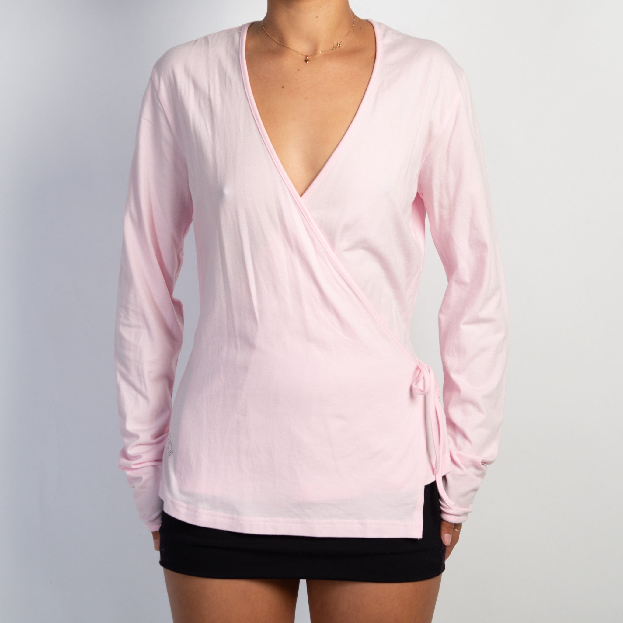 PINK WRAP TOP