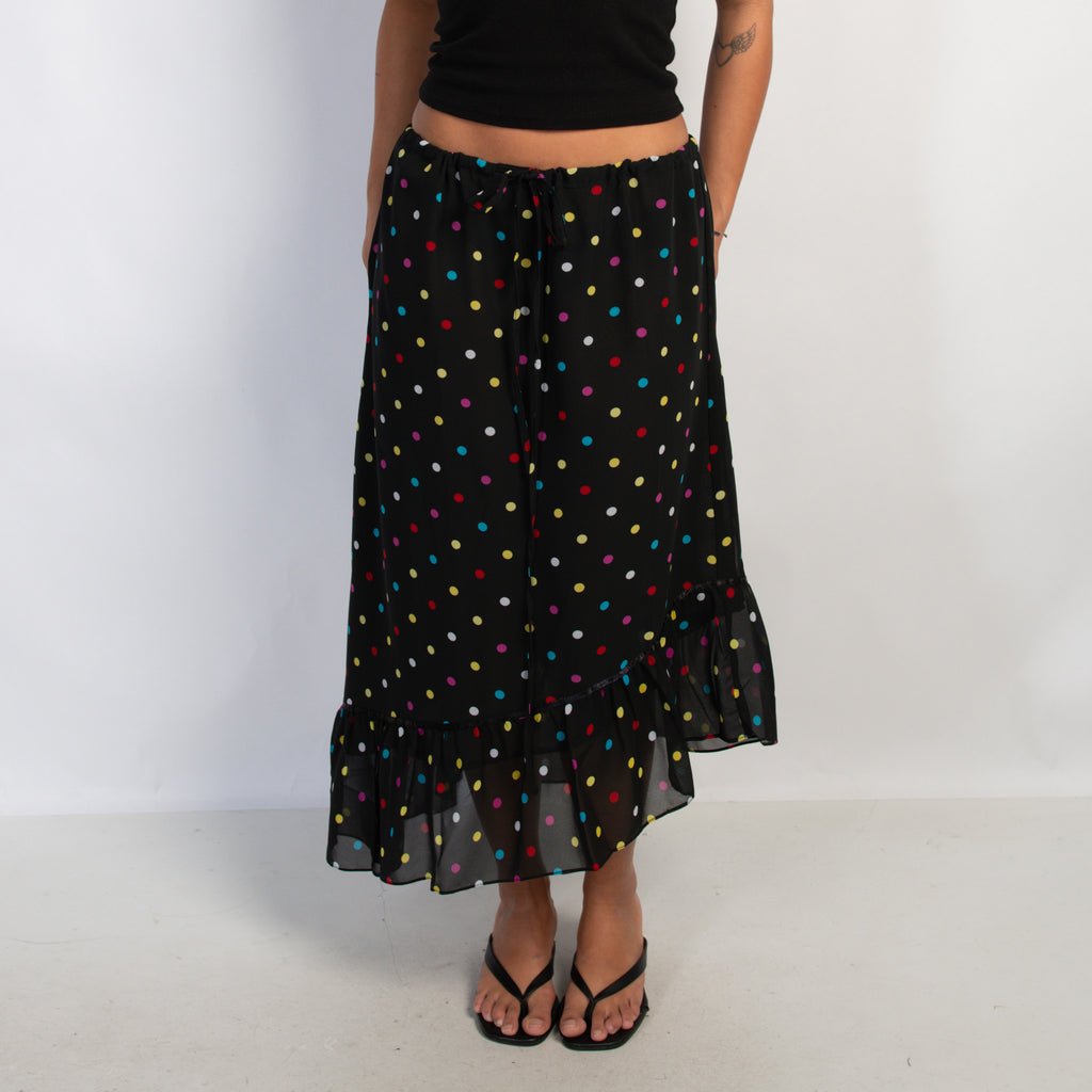 POLKA DOT MIDI SKIRT