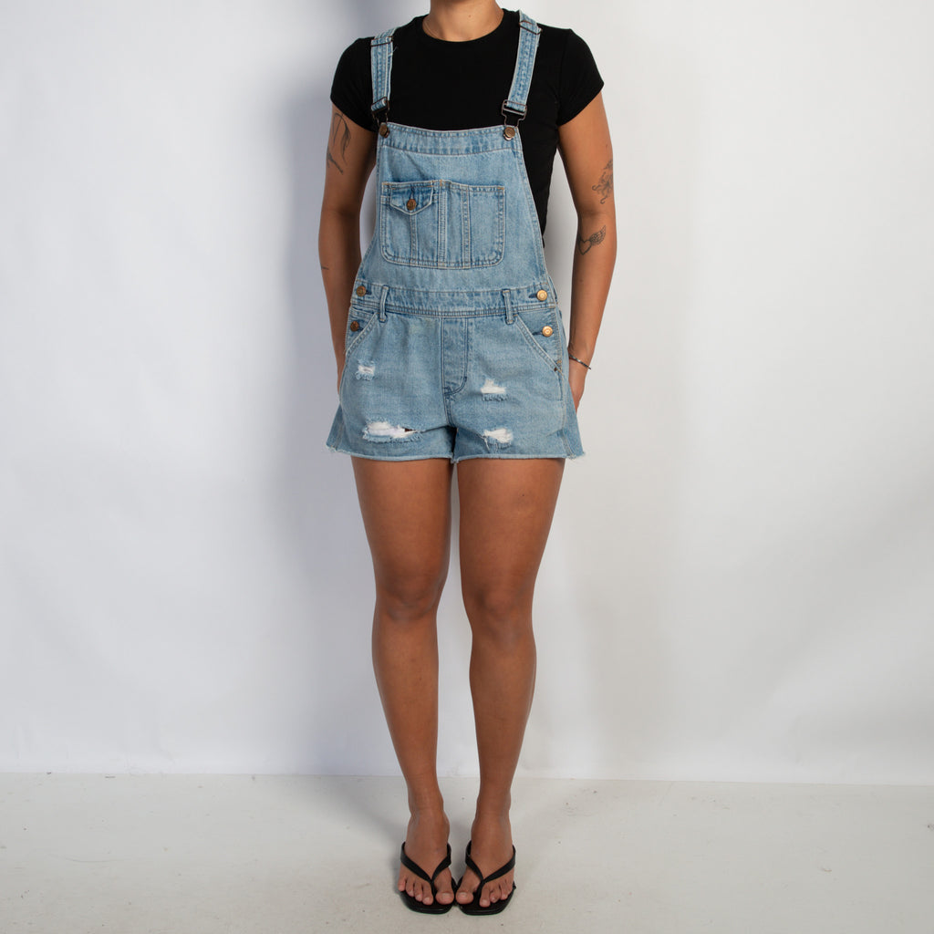 DENIM SHORT OVERALLS