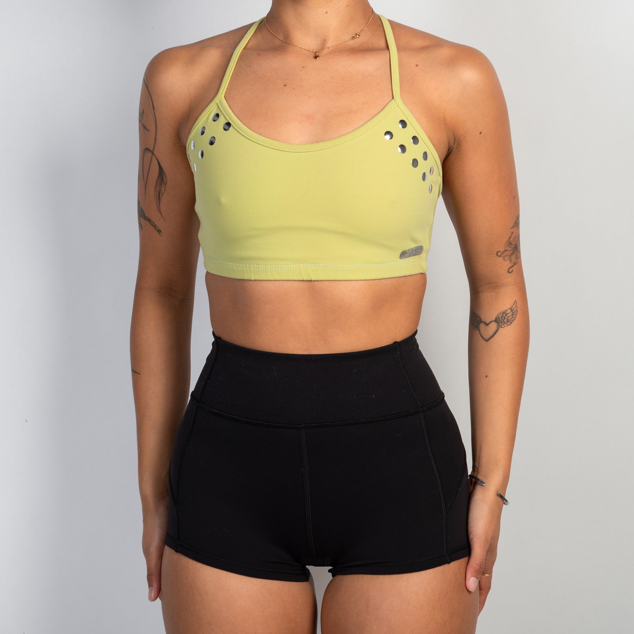 LIME GREEN SPORTS BRA
