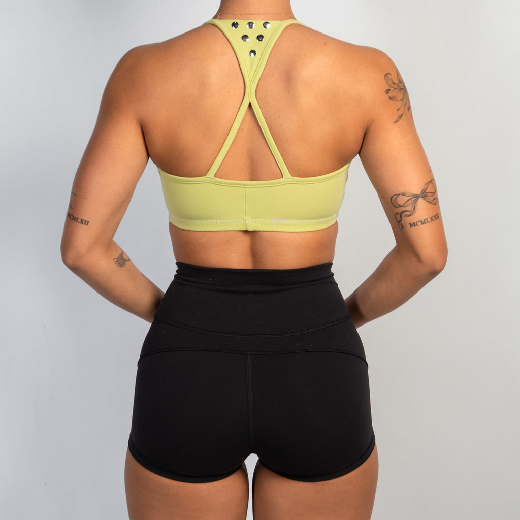 LIME GREEN SPORTS BRA