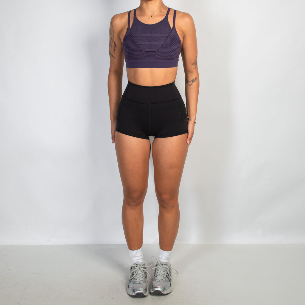 DEEP PURPLE SPORTS BRA