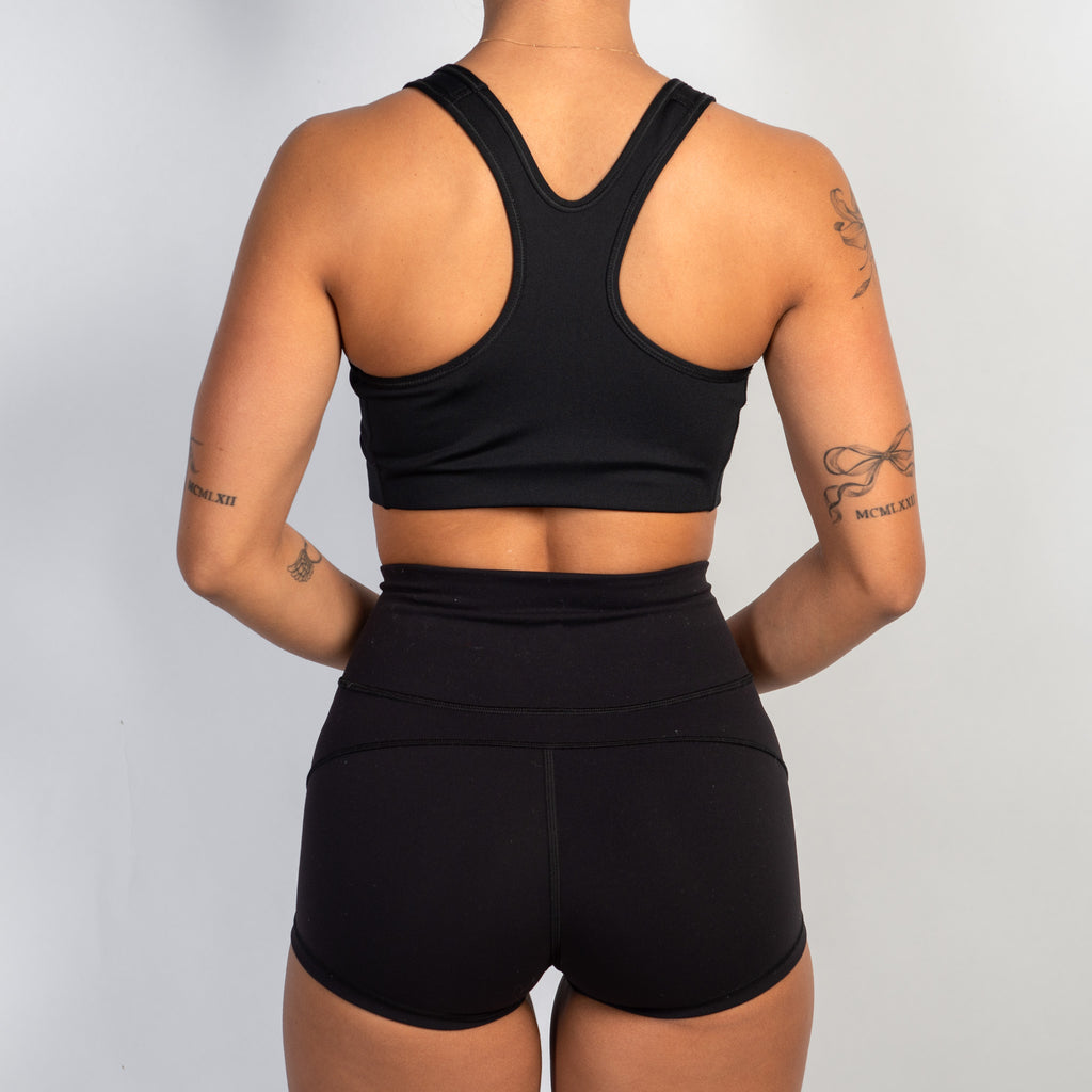BLACK NIKE SPORTS BRA