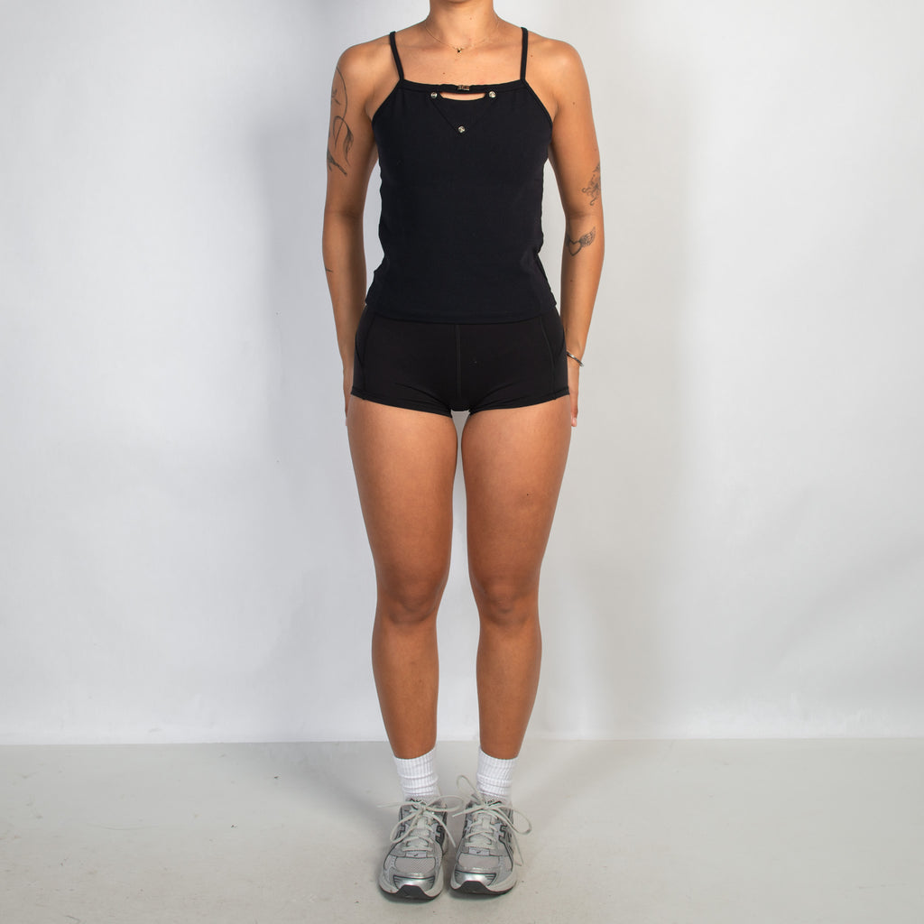 BLACK ACTIVE TANK TOP