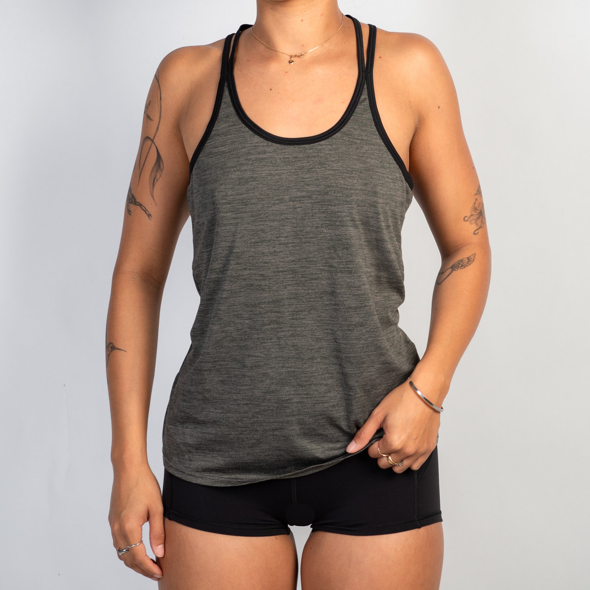 GREY ACTIVE TANK TOP