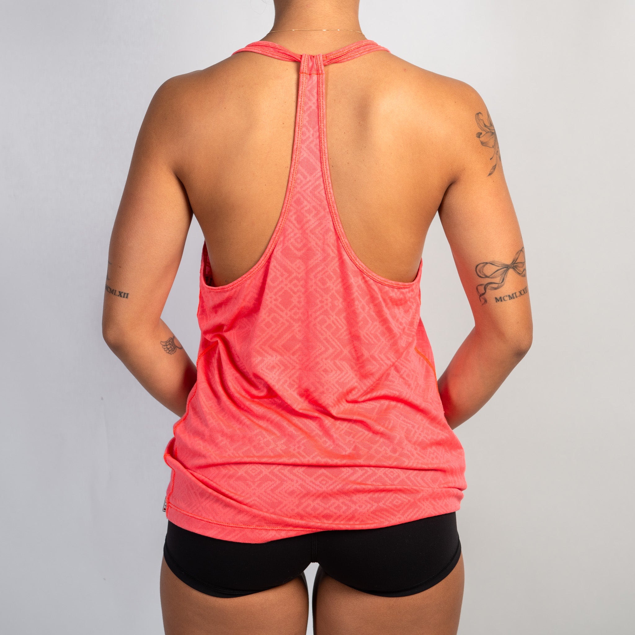 CORAL NYLON TANK TOP