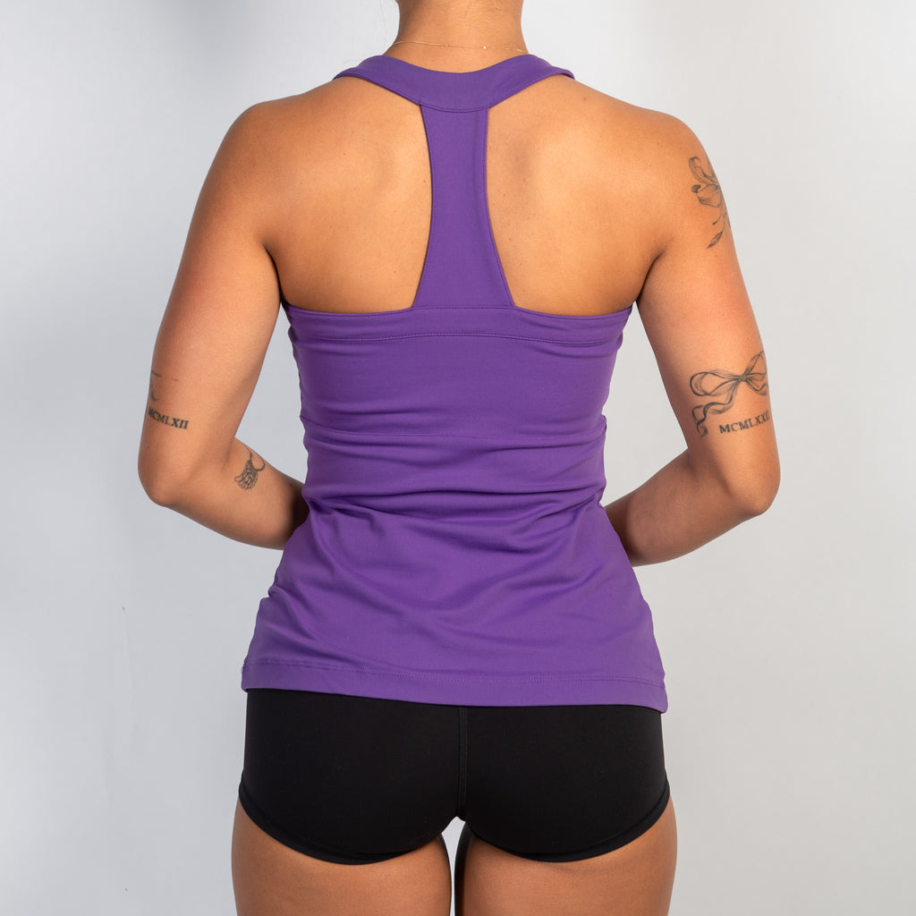 PURPLE ACTIVE TANK TOP