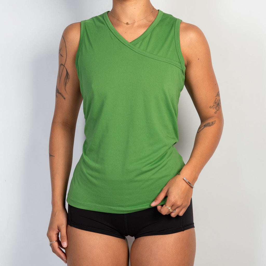 GREEN ACTIVE TANK TOP