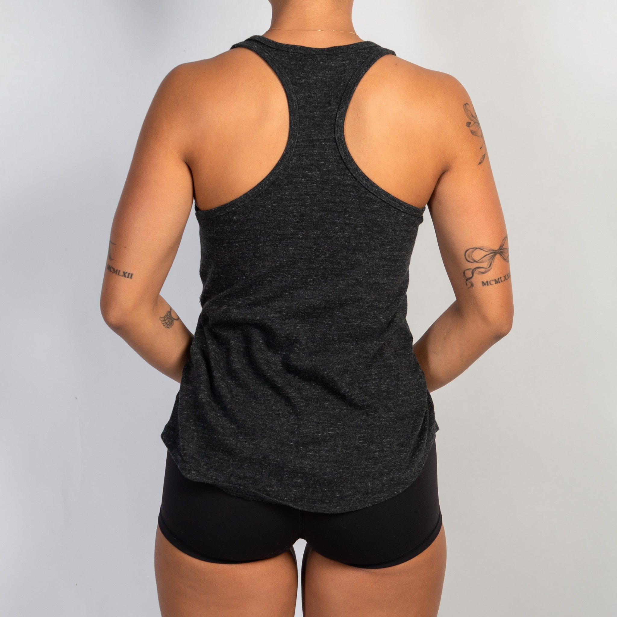 GREY COTTON TANK TOP