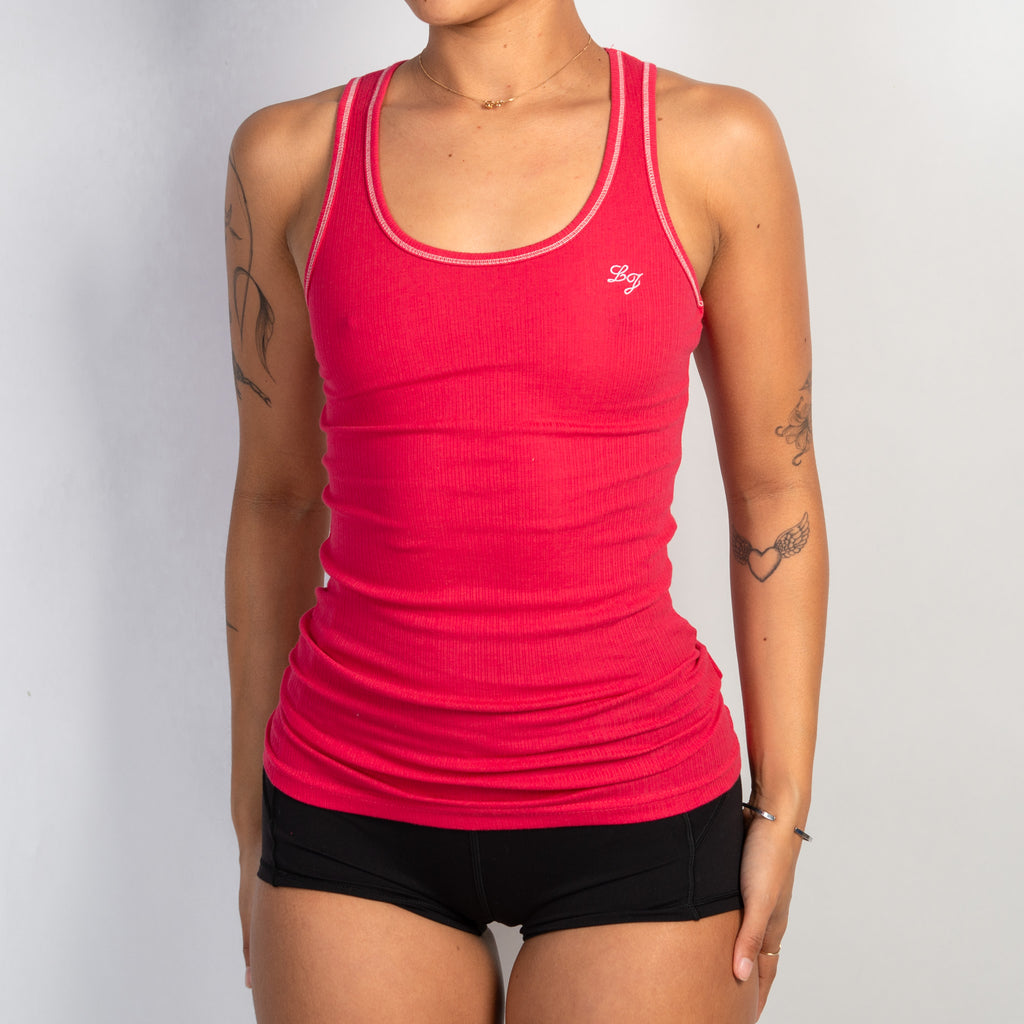 PINK COTTON TANK TOP