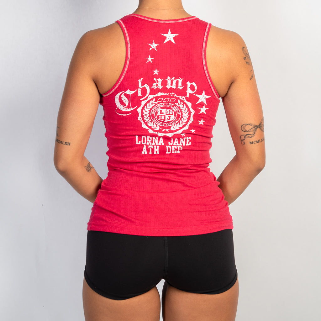 PINK COTTON TANK TOP