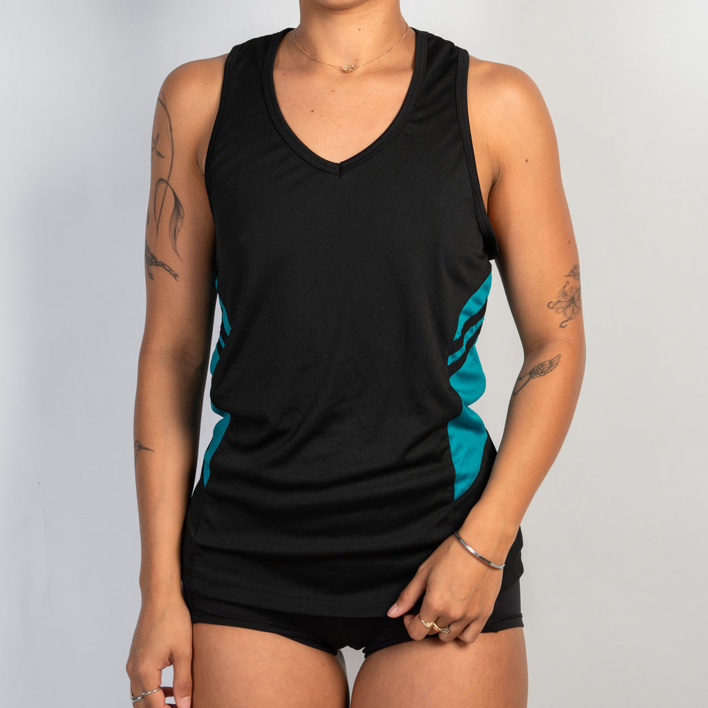 BLACK ACTIVE TANK TOP