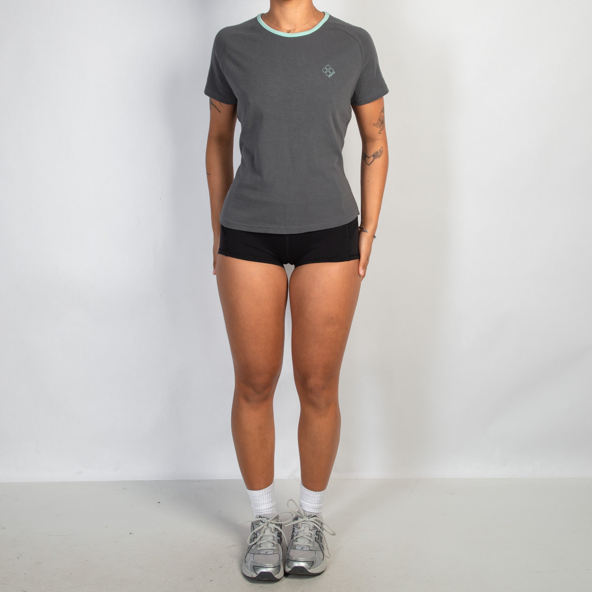 STRETCH COTTON TEE