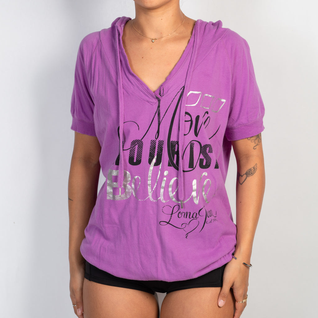MAUVE HOODIE TOP