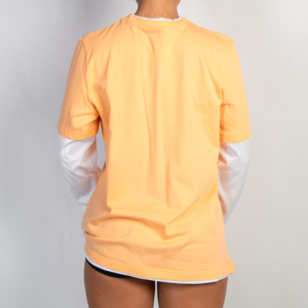 ORANGE LAYERED COTTON TOP