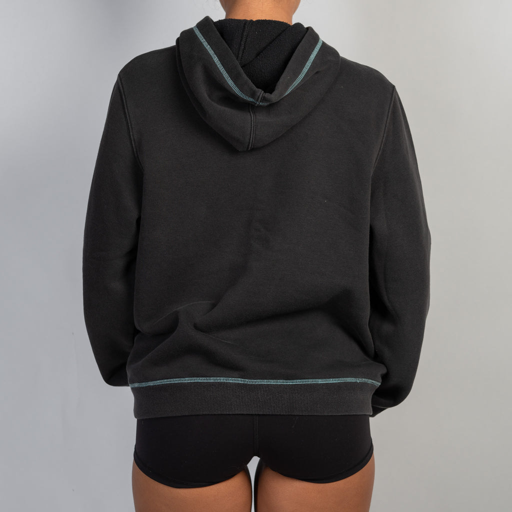 CHARCOAL FLEECE HOODIE