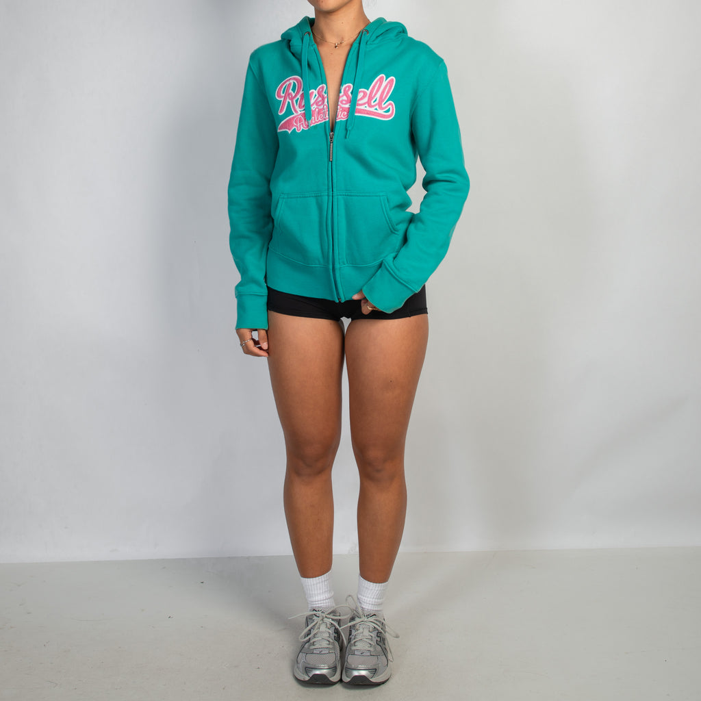 TURQOUISE FLEECE ZIP JACKET