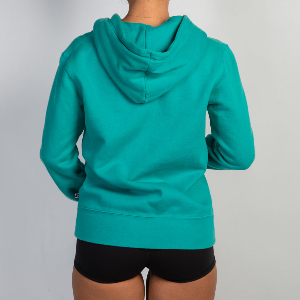 TURQOUISE FLEECE ZIP JACKET