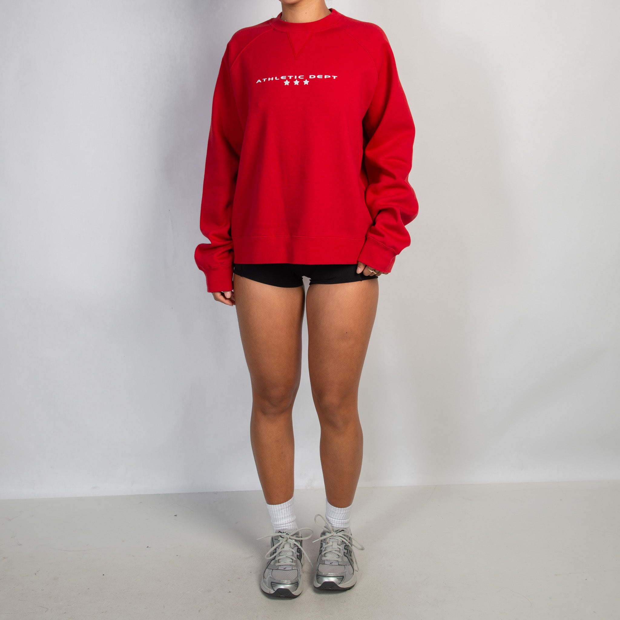 RED FLEECE SWEATER