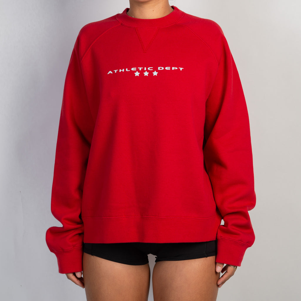 RED FLEECE SWEATER