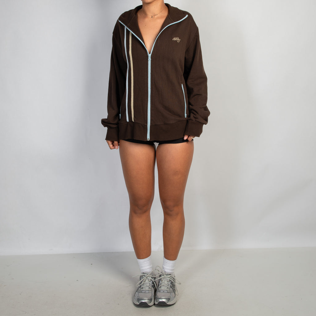 BROWN ZIP JACKET