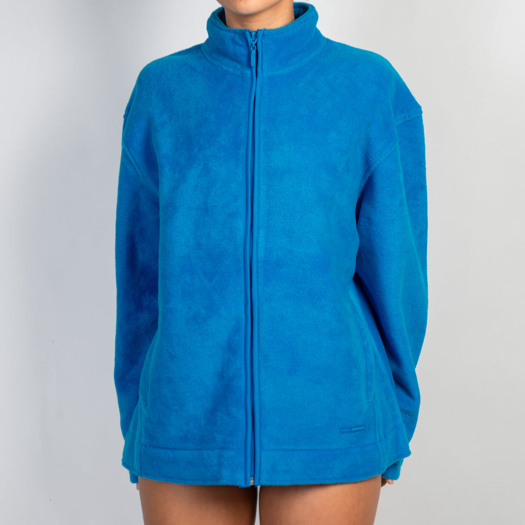BLUE FLEECE ZIP JACKET