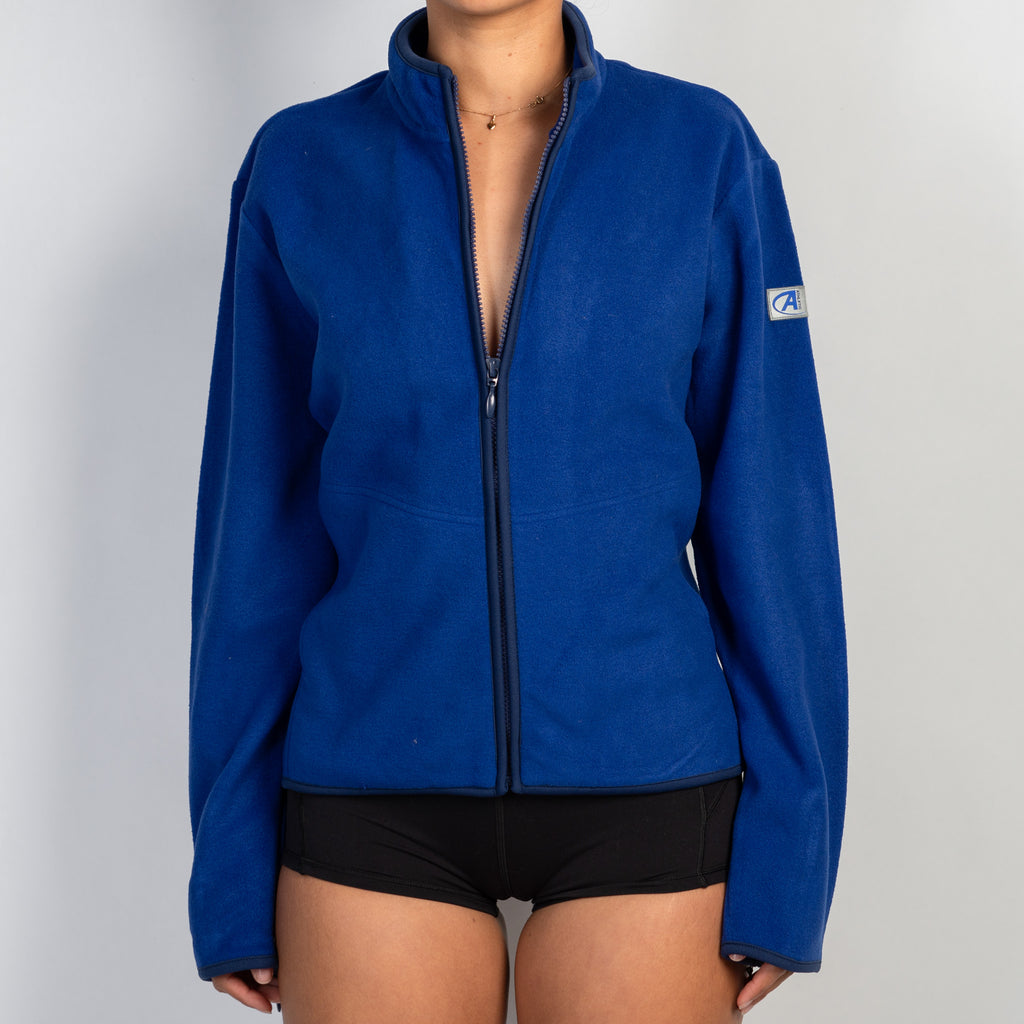 COBALT FLEECE ZIP JACKET