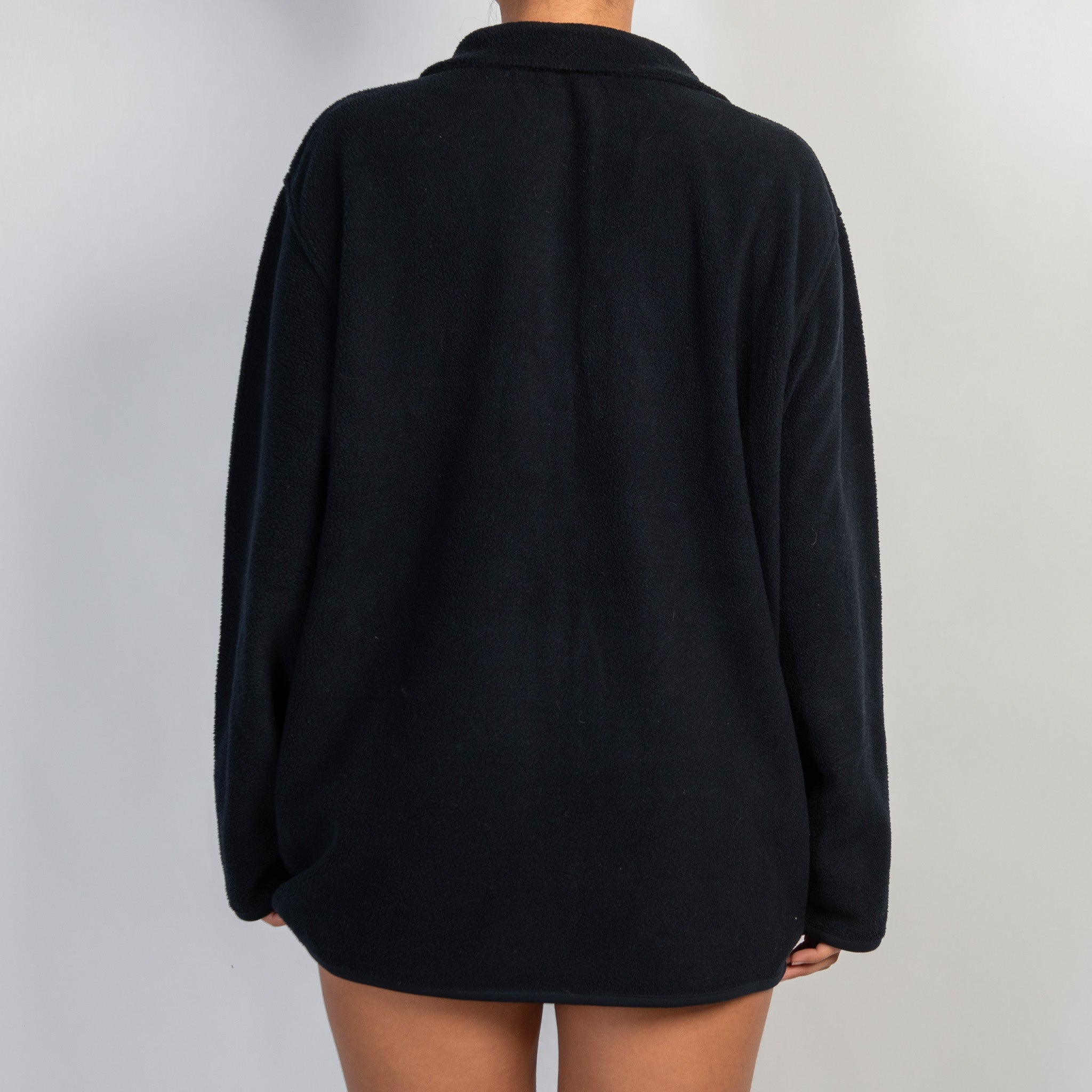 NAVY FLEECE ZIP JACKET