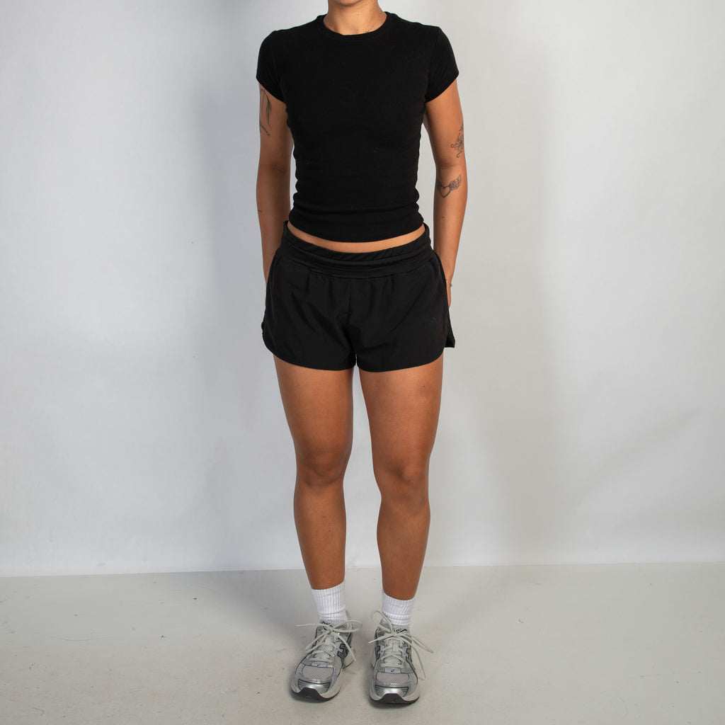 BLACK ACTIVE SHORTS
