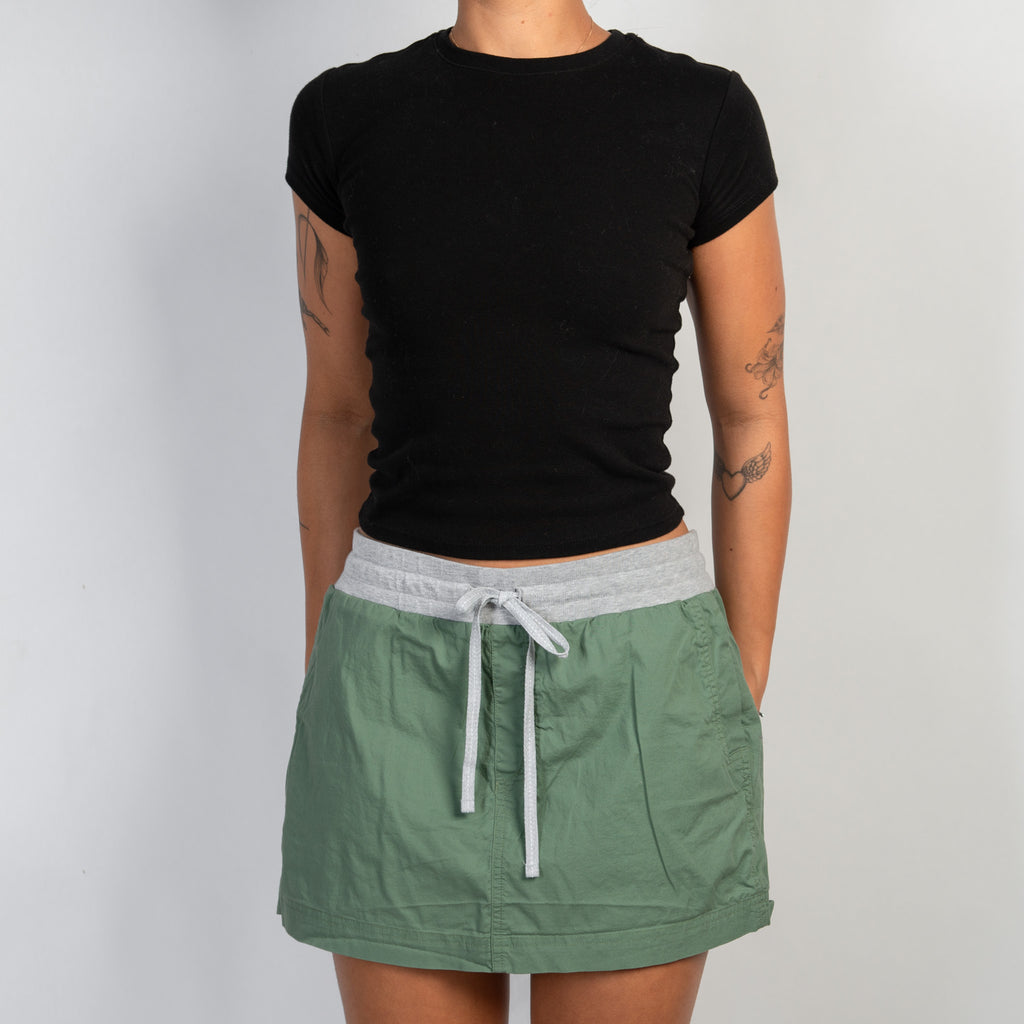 GREEN CARGO SKIRT