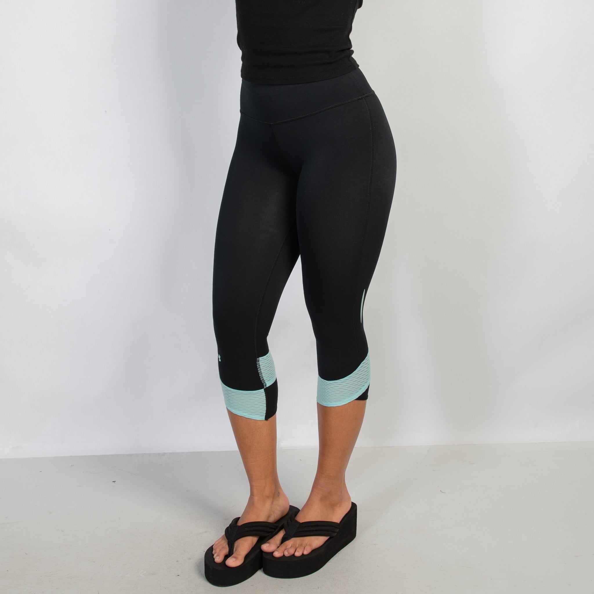 MINT ACCENT CROP TIGHTS