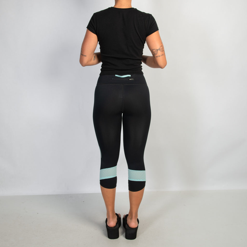 MINT ACCENT CROP TIGHTS