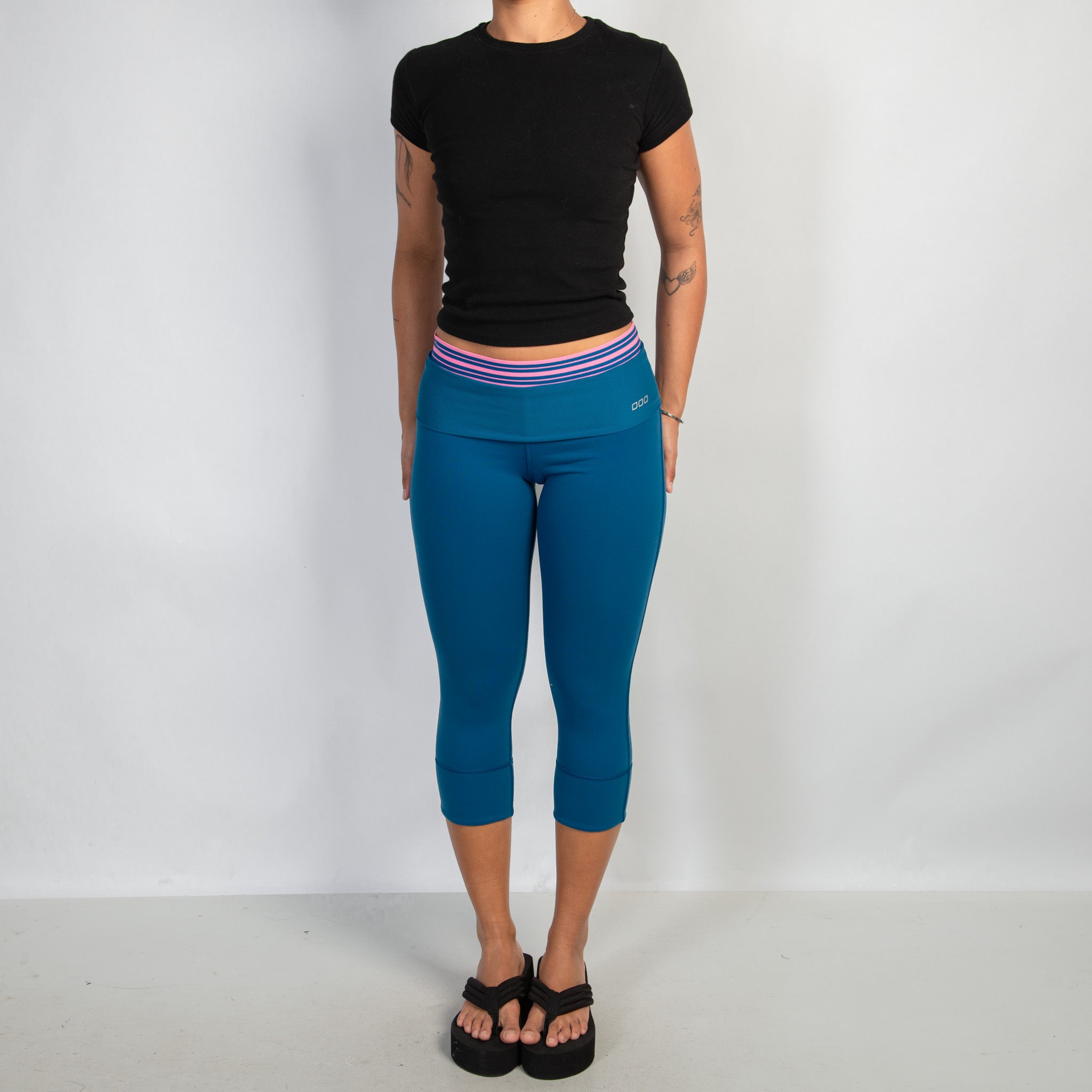 FOLD OVER CROP TIGHTS