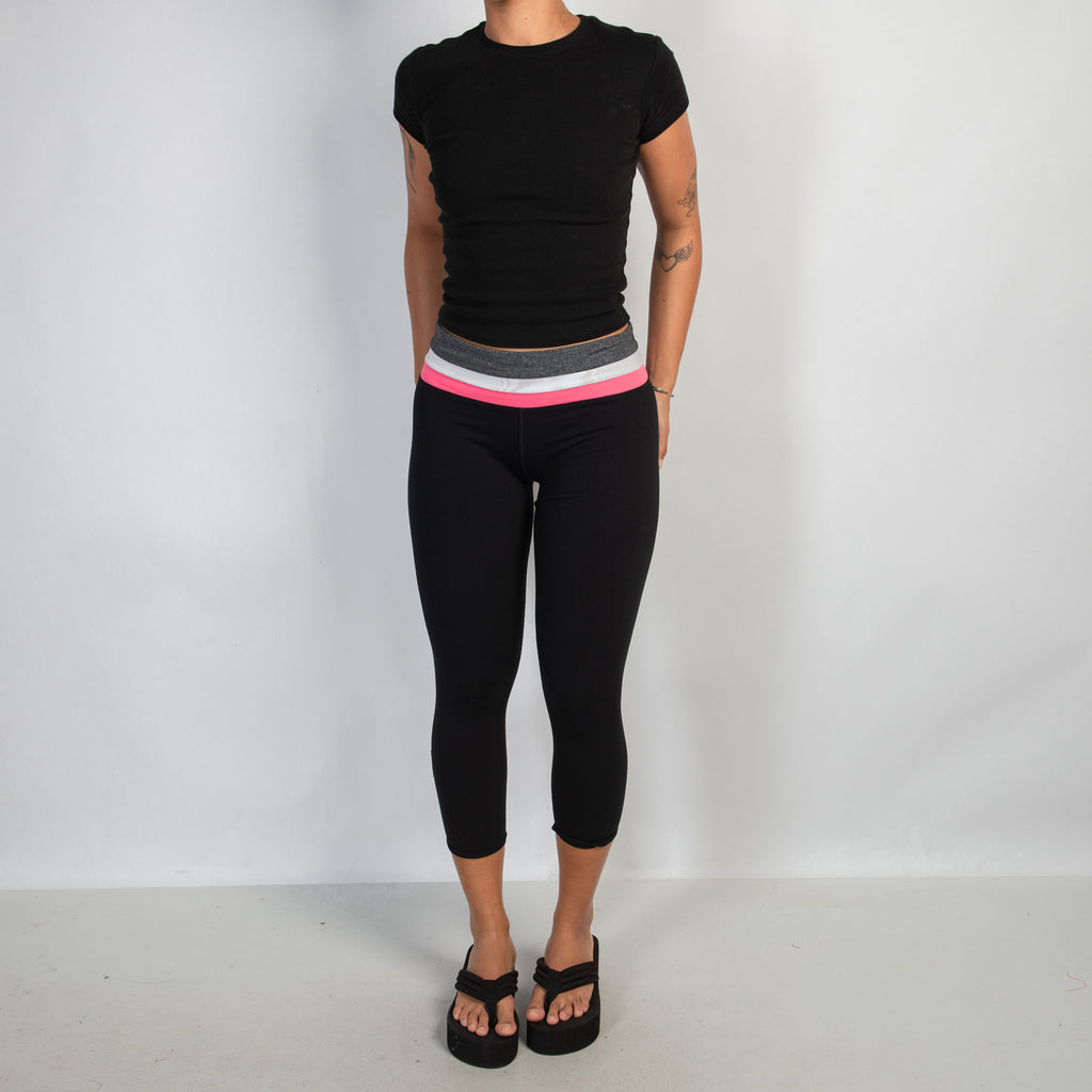 PINK WAIST 3/4 TIGHTS