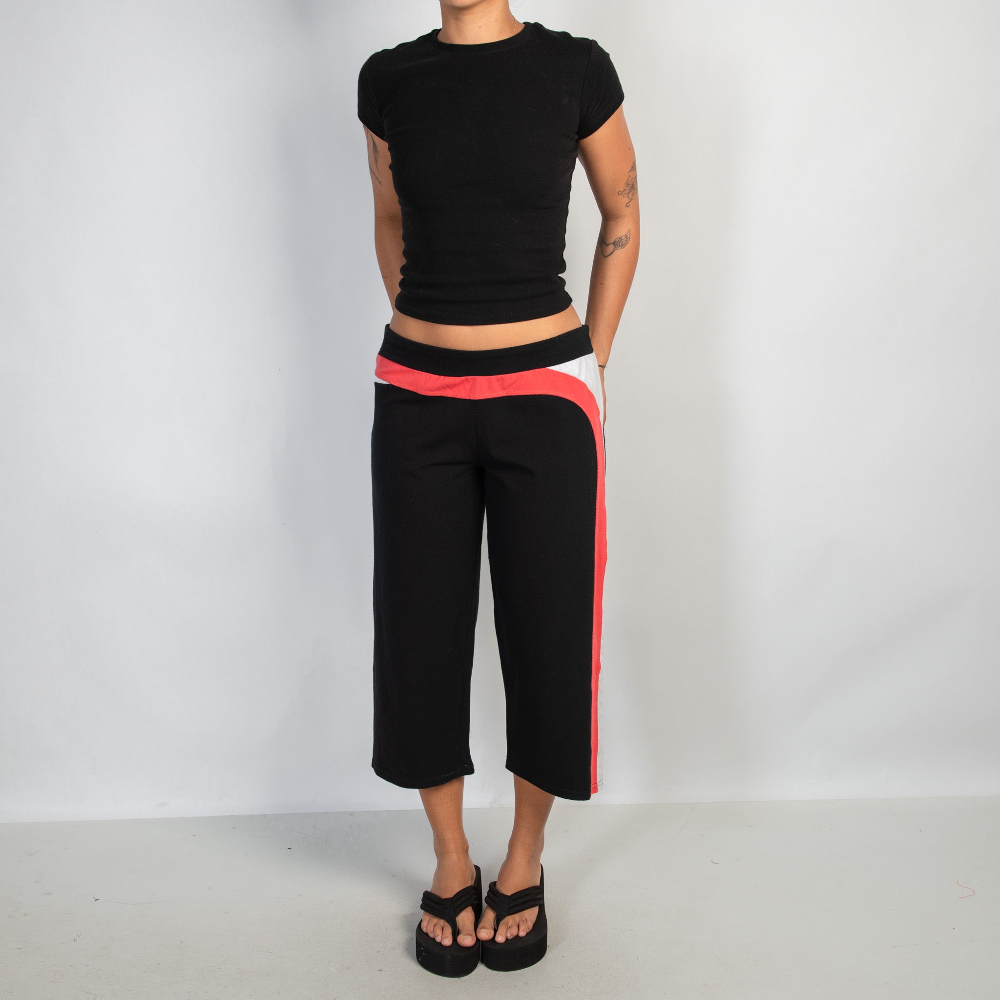 COTTON CROP LOUNGE PANTS