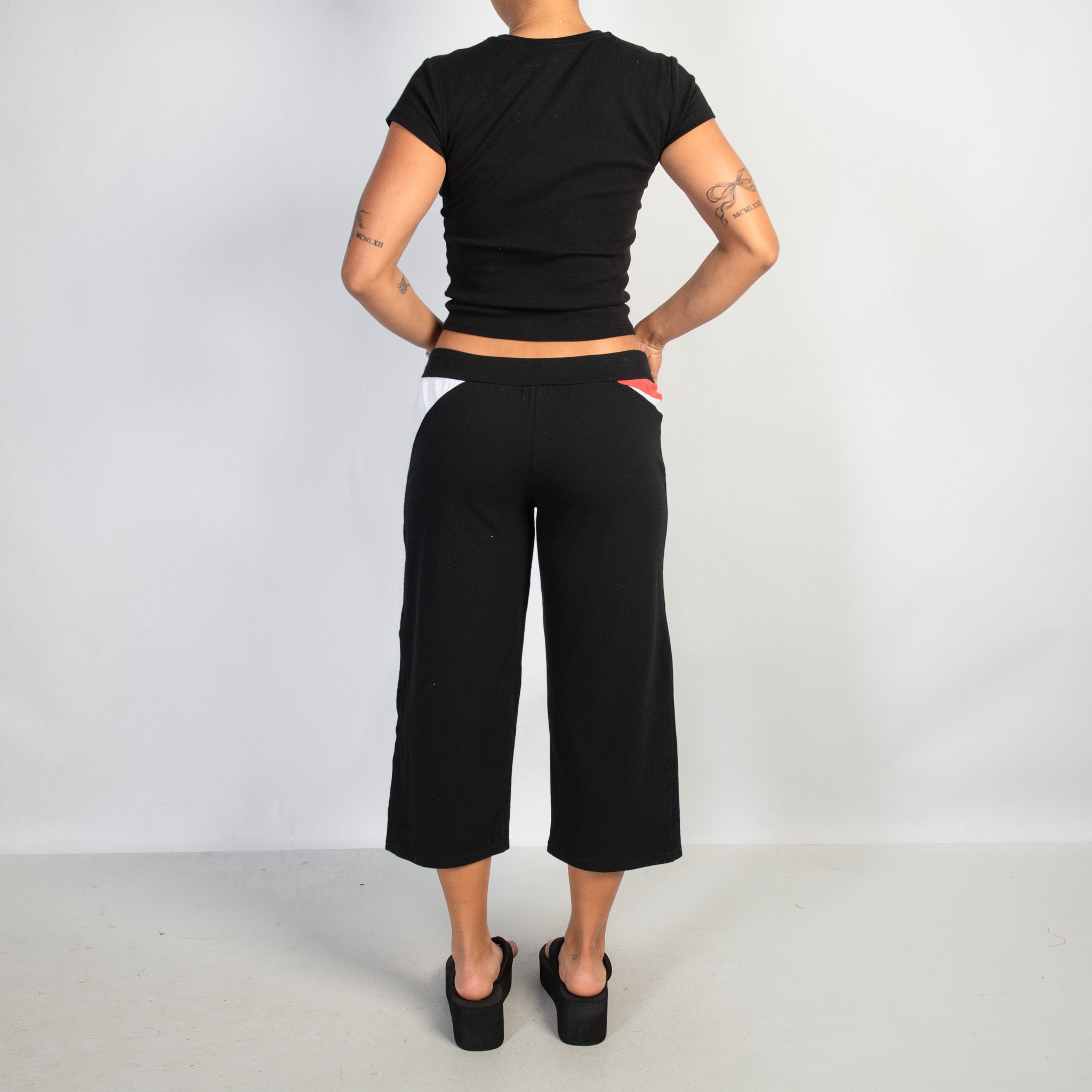 COTTON CROP LOUNGE PANTS