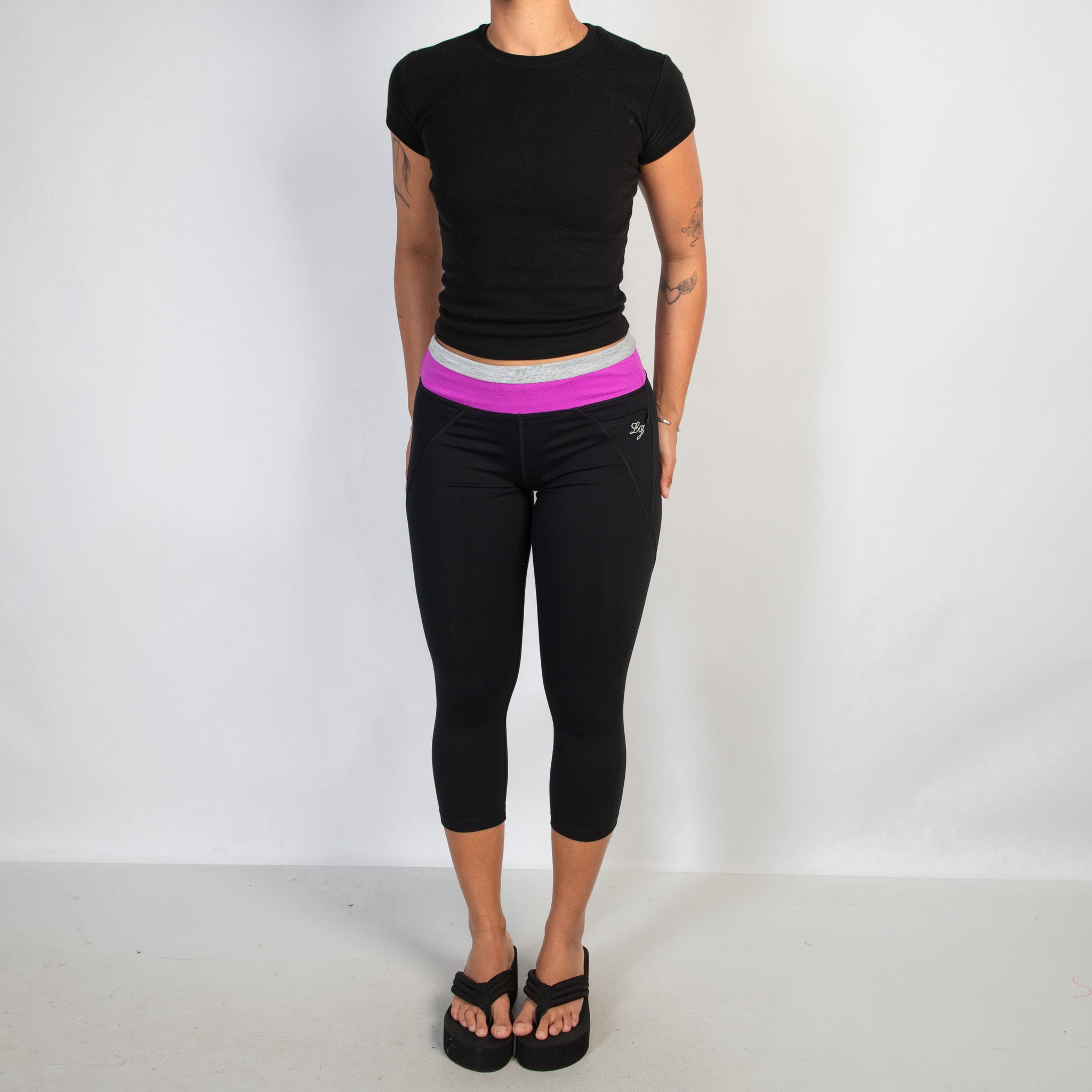 FUCHSIA WAIST 3/4 TIGHTS